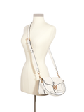Coach C2801 Georgie Shoulder Bag With Puffy Quilting Gold/Chalk