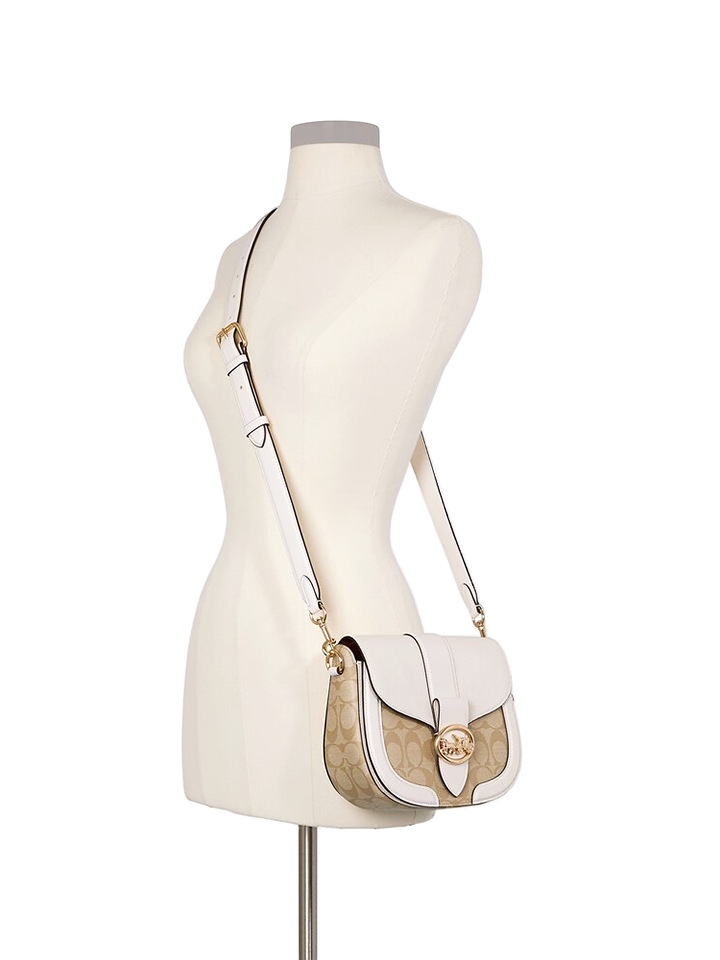 Coach light on sale saddle bag