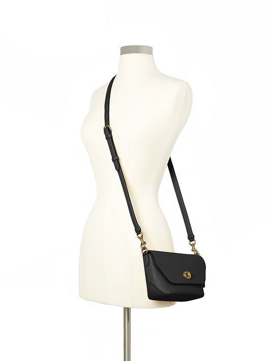 Coach C2815 Karlee Leather Crossbody Black