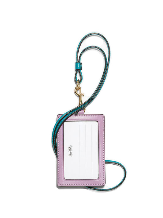 Coach-C3348-Lanyard-Signature-Colorblok-Brown-Multi-Balilene-depan