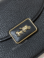 Coach C3463 Alie Saddle Bag Black