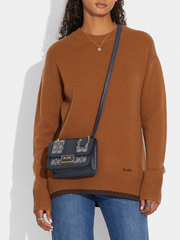 Coach-C3760-Alie-Shoulder-Bag-18-In-Signature-Jacquard-With-Snakeskin-Detail-Navy-Balilene-onmodel