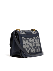 Coach-C3760-Alie-Shoulder-Bag-18-In-Signature-Jacquard-With-Snakeskin-Detail-Navy-Balilene-samping
