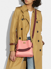 Coach-C3766-Willow-Bucket-Bag-In-Colorblock-Candy-Pink-Multi-Balilene-onmodel