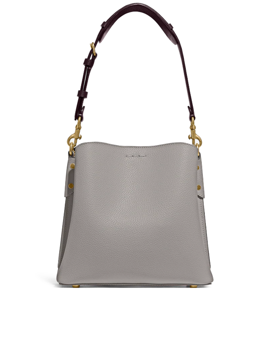 Coach Willow Bucket Bag In Colorblock Dove Grey Multi