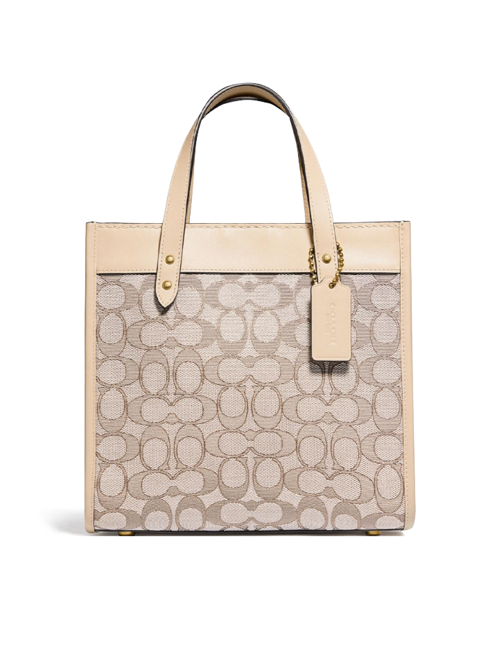 Coach jacquard discount tote