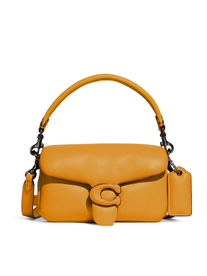 Coach Pillow Tabby Shoulder Bag 18 Yellow Women