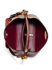 Coach-C3890-Willow-Bucket-BagIn-Signature-Canvas-Tan-Rust-Balilene-dalam