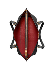 Coach C4084 Mollie Tote 25 Black True Red