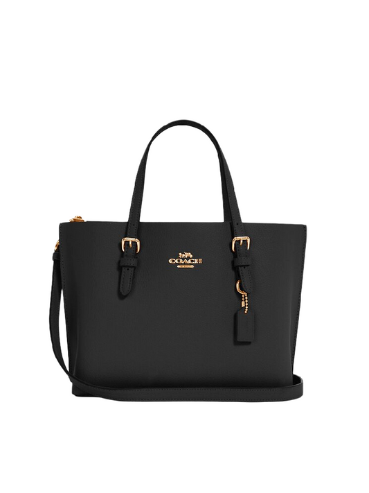 Coach C4084 Mollie Tote 25 Black True Red