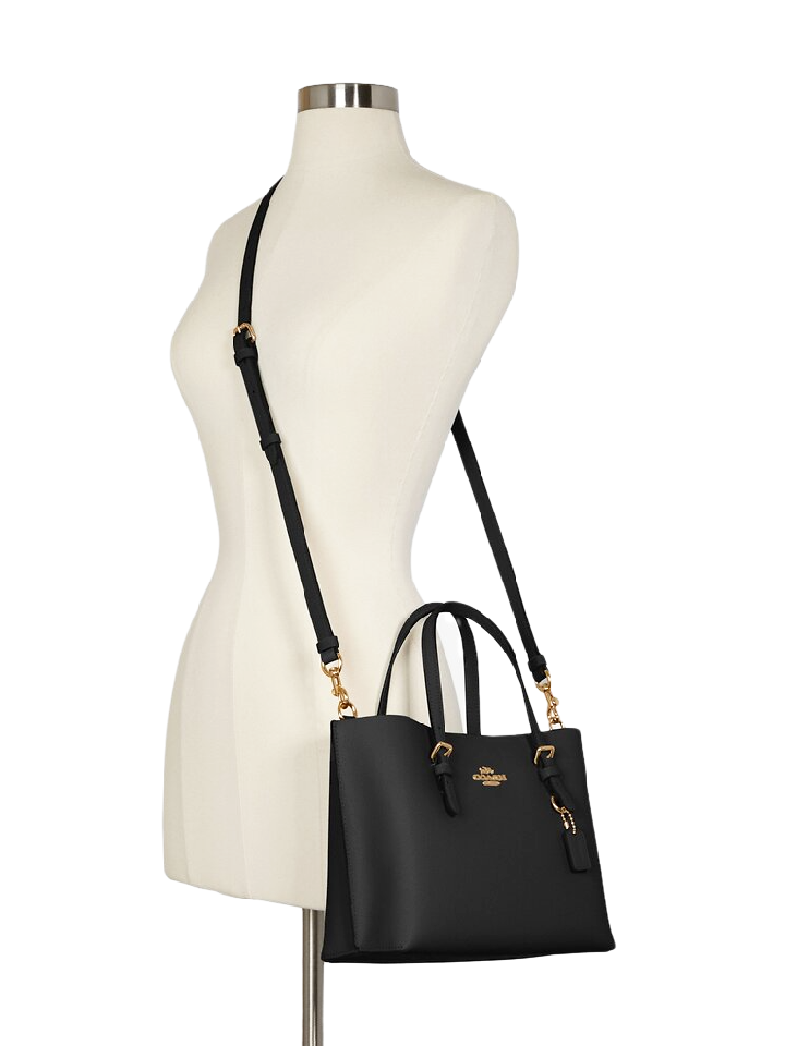 Coach C4084 Mollie Tote 25 Black True Red
