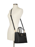Coach C4084 Mollie Tote 25 Black True Red