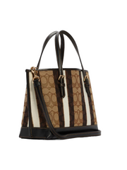    Coach-C4086-Mollie-Tote-25-In-Signature-Jacquard-With-Stripes-Khaki-Black-Multi-Balilene-belakang