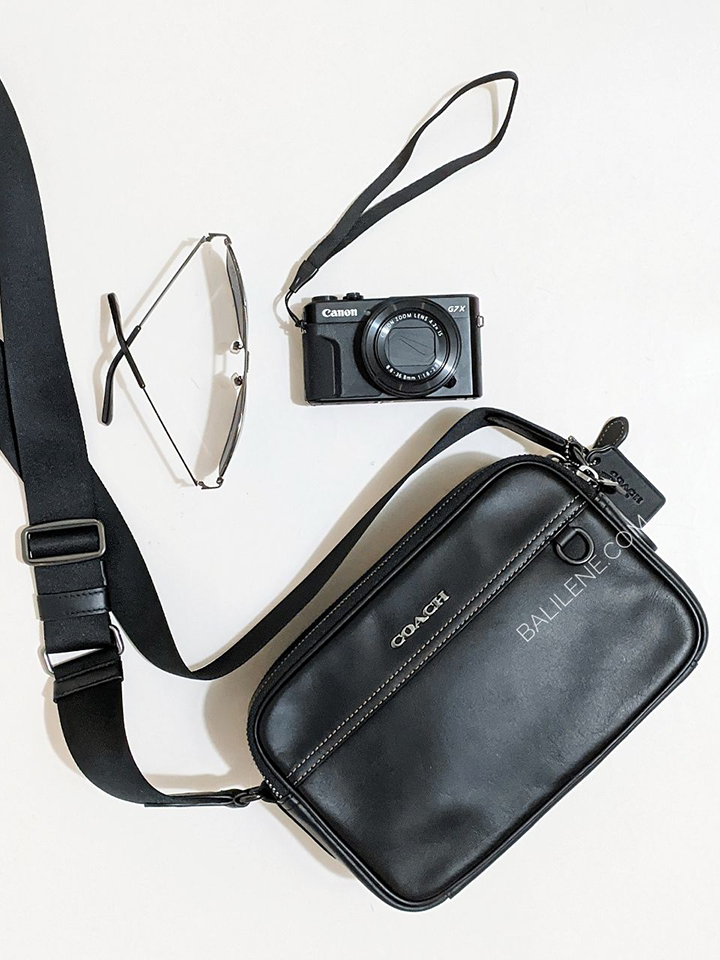 Coach Graham Crossbody In Smooth Calf Leather Black