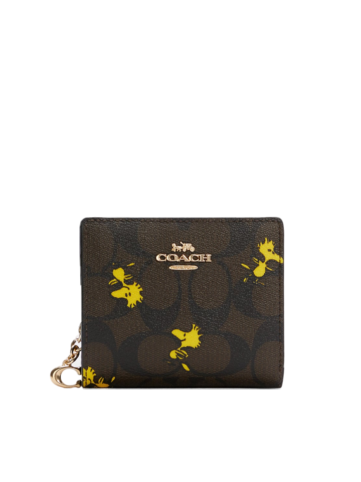 Shop COACH Monogram Print Canvas Card Wallet