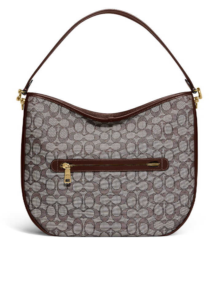 Coach ivie hobo discount in signature jacquard