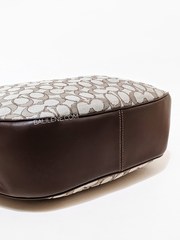 Coach Soft Tabby Hobo In Signature Jacquard Oak Maple