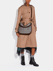 Coach Soft Tabby Hobo In Signature Jacquard Oak Maple