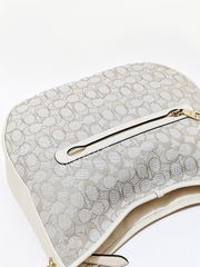 Coach Soft Tabby Hobo In Signature Jacquard Stone Ivory