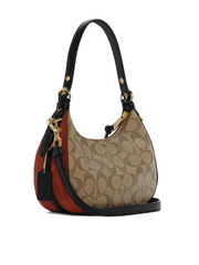 Coach C6809 Kleo Hobo In Signature Canvas Khaki Multi