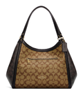 Coach-C6831-Kristy-Shoulder-Bag-In-Blocked-Signature-Canvas-Khaki-Brown-Multi-Balilene-depan