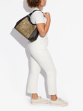 Coach-C6831-Kristy-Shoulder-Bag-In-Blocked-Signature-Canvas-Khaki-Brown-Multi-Balilene-onmodel
