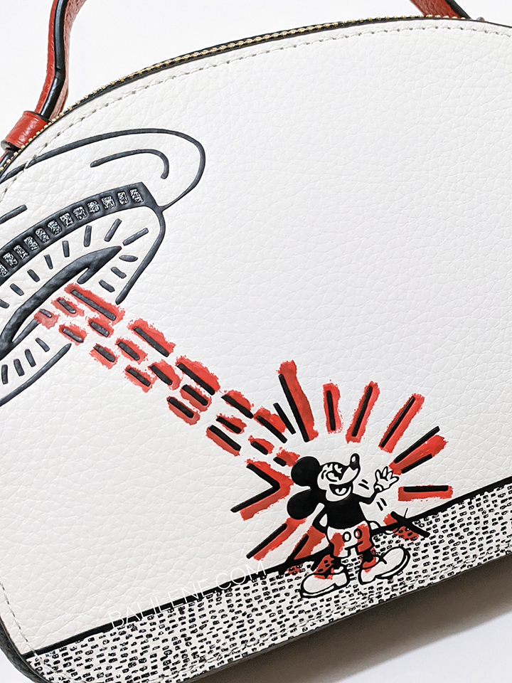 Coach-C6976-Disney-Mickey-Mouse-X-Keith-Haring-Serena-Satchel-Gold-Chalk-Multi-Balilene-detail-logo