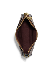 Coach C7229 Georgie Hobo In Colorblock Signature Canvas Khaki/Terracotta Multi