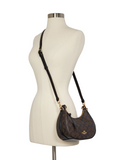 Coach C7257 Kleo Hobo In Signature Canvas Brown Black