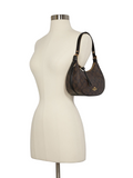Coach C7257 Kleo Hobo In Signature Canvas Brown Black
