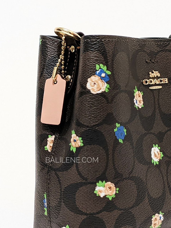 Coach-C7270-Mini-Town-Bucket-Bag-In-Signature-Canvas-With-Vintage-Mini-Rose-Print-Balilene-detail-samping