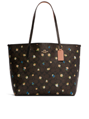 Coach City Tote in Signature Canvas with Vintage Mini Rose Print – Repeat  Love