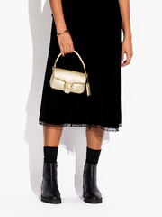    Coach-C7876-Pillow-Tabby-Shoulder-Bag-18-Metallic-Soft-Gold-Balilene-onmodel