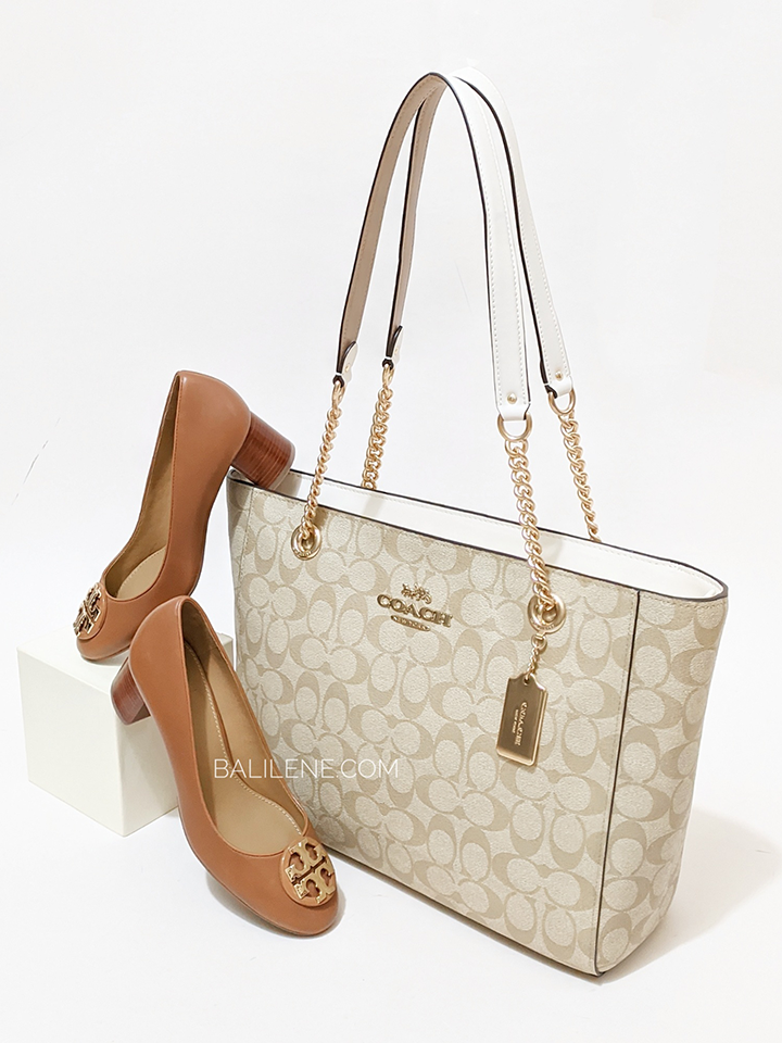 Coach-C8148-Cammie-Chain-Tote-In-Signature-Canvas-Light-Khaki-Chalk-Balilene-detail-depan