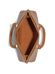 Coach C8281 Katy Satchel With Diary Embroidery Gold/Penny Multi