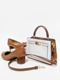 Coach C8319 Mini Lane Top Handle In Colorblock Penny Multi