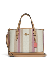 Coach C8416 Mollie Tote 25 In Signature Jacquard With Stripes Taffy Multi