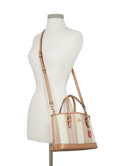 Coach C8416 Mollie Tote 25 In Signature Jacquard With Stripes Taffy Multi