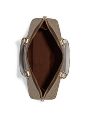 Coach C8499 Katy Satchel In Signature Canvas Gold/Khaki Multi