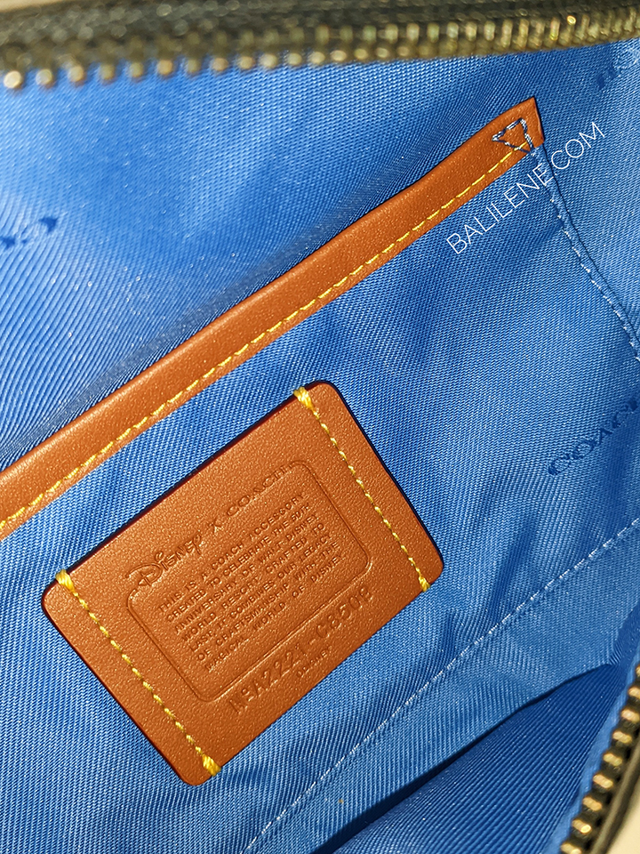    Coach-C8509-Charter-Belt-Bag-7-With-Walt-Disney-World-Motif-Midnight-Navy-Balilene-detail-creed