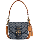 Coach Kleo Shoulder Bag 17 In Signature Chambray Denim Multi