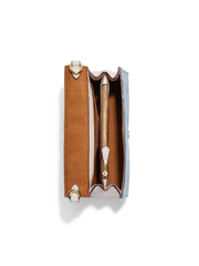 Coach C8513 Kleo Top Handle In Signature Chambray Light Denim/Chalk