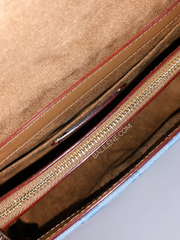 Coach C8513 Kleo Top Handle In Signature Chambray Light Denim/Chalk