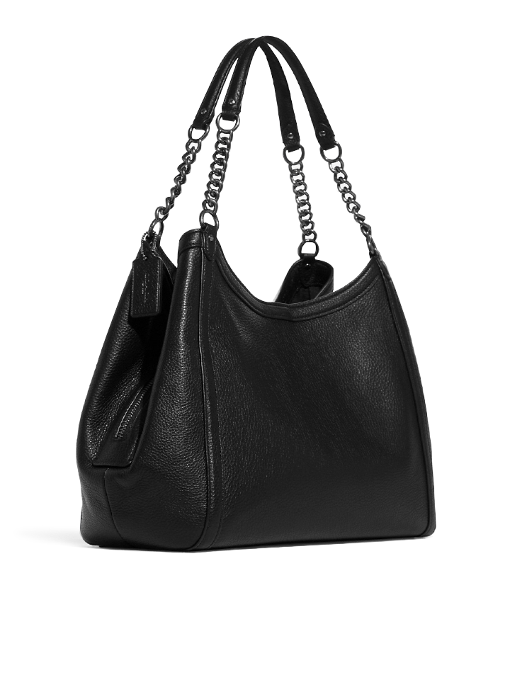 Coach C8532 Chain Kristy Shoulder Bag Black – Balilene Coach C8532 Chain Kristy Shoulder Bag Black – Balilene