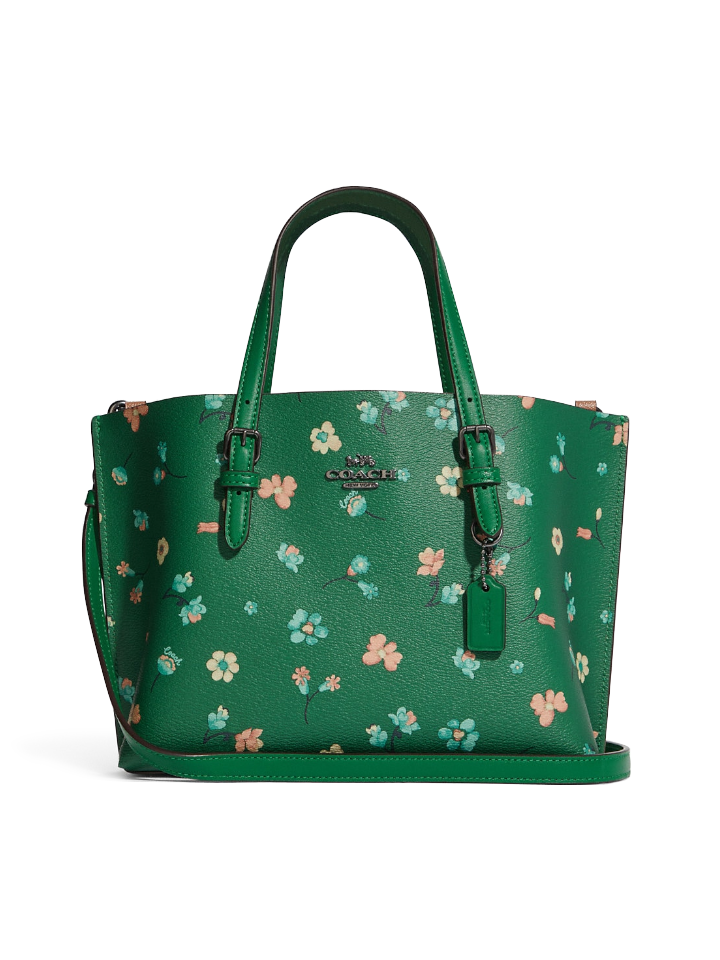    Coach-C8613-Mollie-Tote-25-With-Mystical-Floral-Print-Green-Multi-Balilene-depan