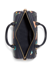 Coach C8617 Rowan Satchel With Dreamy Land Floral Print Midnight Multi