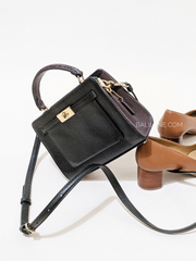 Coach C8687 Mini Lane Top Handle Gold/Black Multi