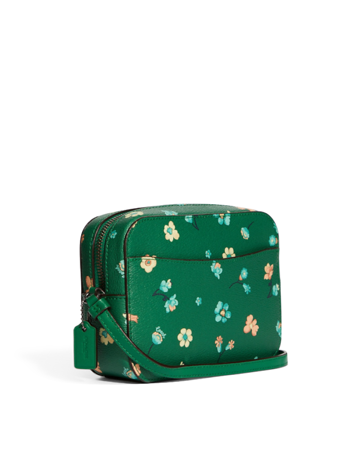 Coach C8699 Mini Camera Bag With Mystical Floral Print Green Multi