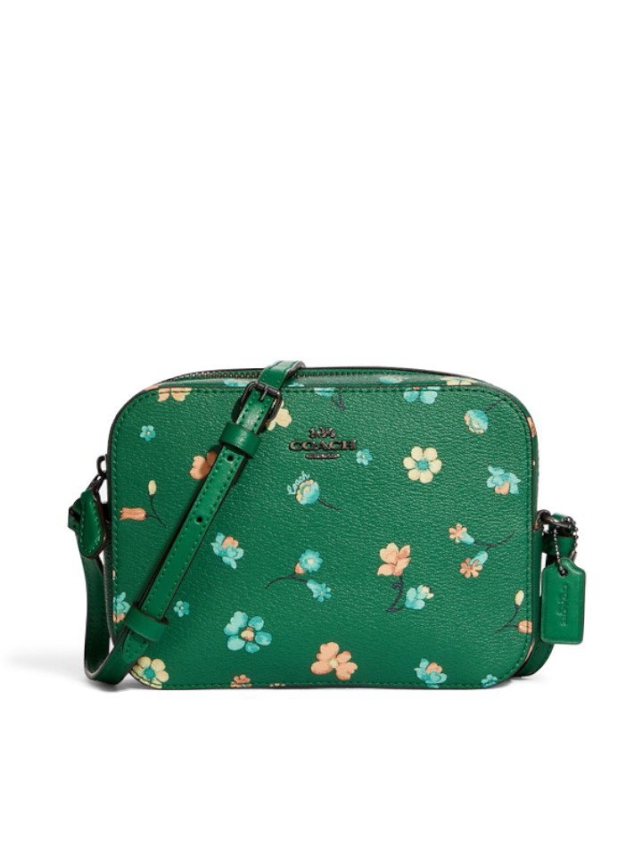 Coach C8699 Mini Camera Bag With Mystical Floral Print Green Multi