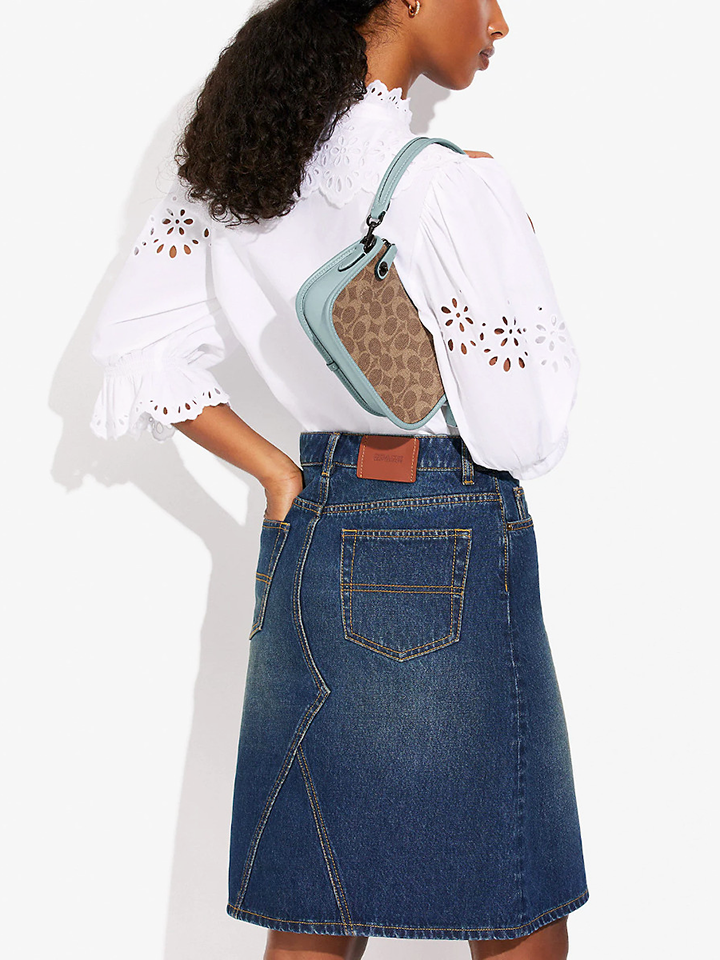 Coach-C9012-Swinger-20-In-Signature-Canvas-Aqua-Tan-Rust-Balilene-onmodel1